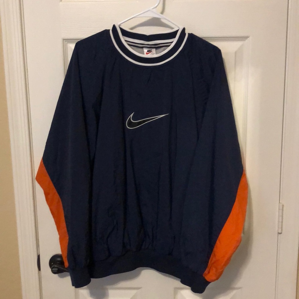 Vintage Nike Big Swoosh Pullover Large